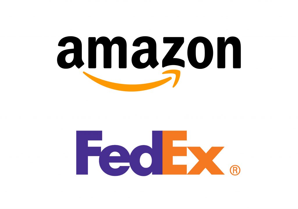 Amazon and FedEx Logos