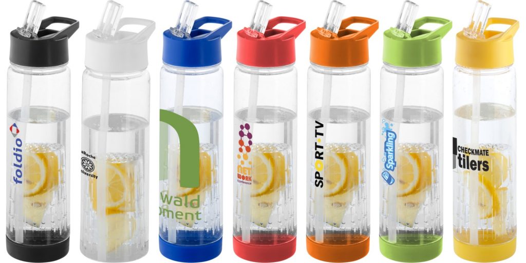 Drinks containers in various colours