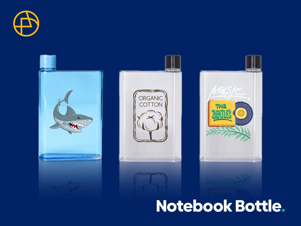 Three 'notebook bottles'