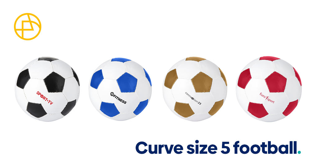 Four Curve size 5 footballs