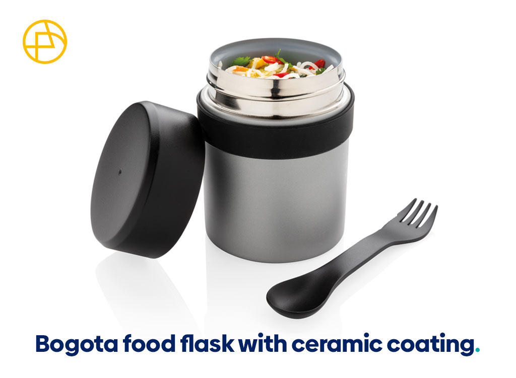 Bogota food flask with ceramic coating