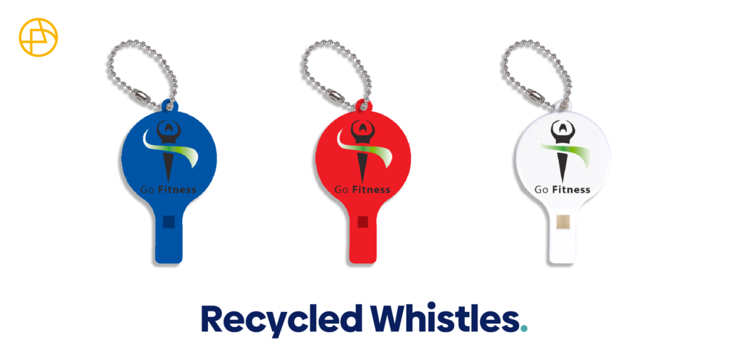 recycled whistles