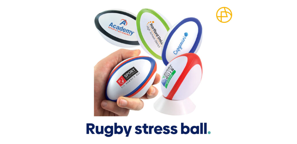 rugby stress ball