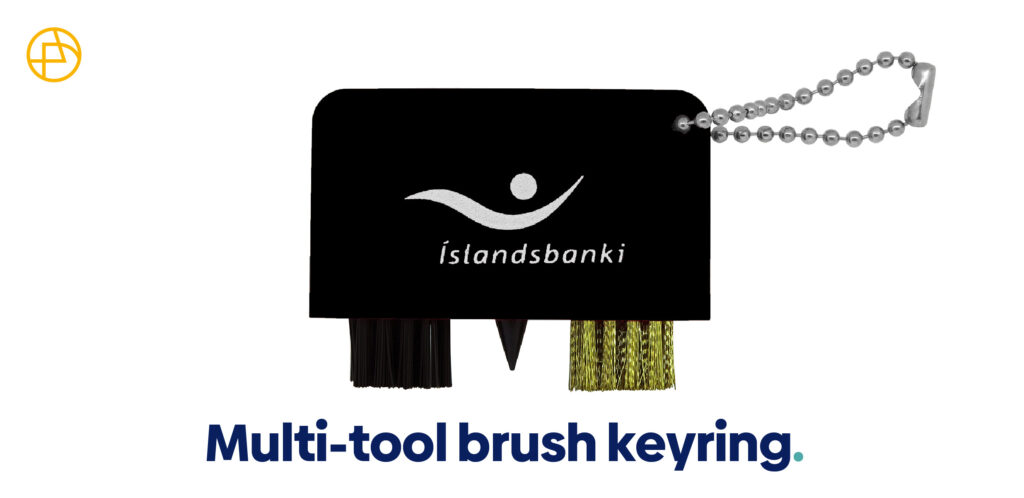 multi-tool brush keyring