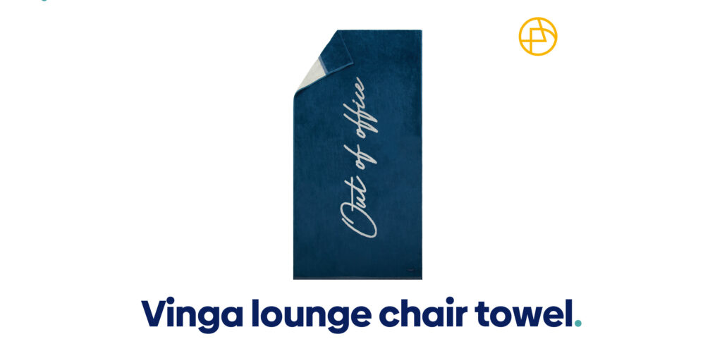Vinga lounge chair towel